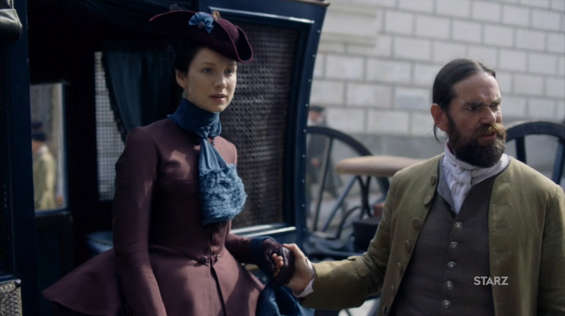 Illustration for article titled Outlander: Somebody Please Help Claire, Who Is Being Stifled By Ruffles and Lace